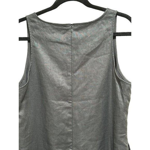 Impeccable‎ Pig Linen Dress Womens L Basic Essential Timeless Sustainable Earthy - Picture 6 of 9